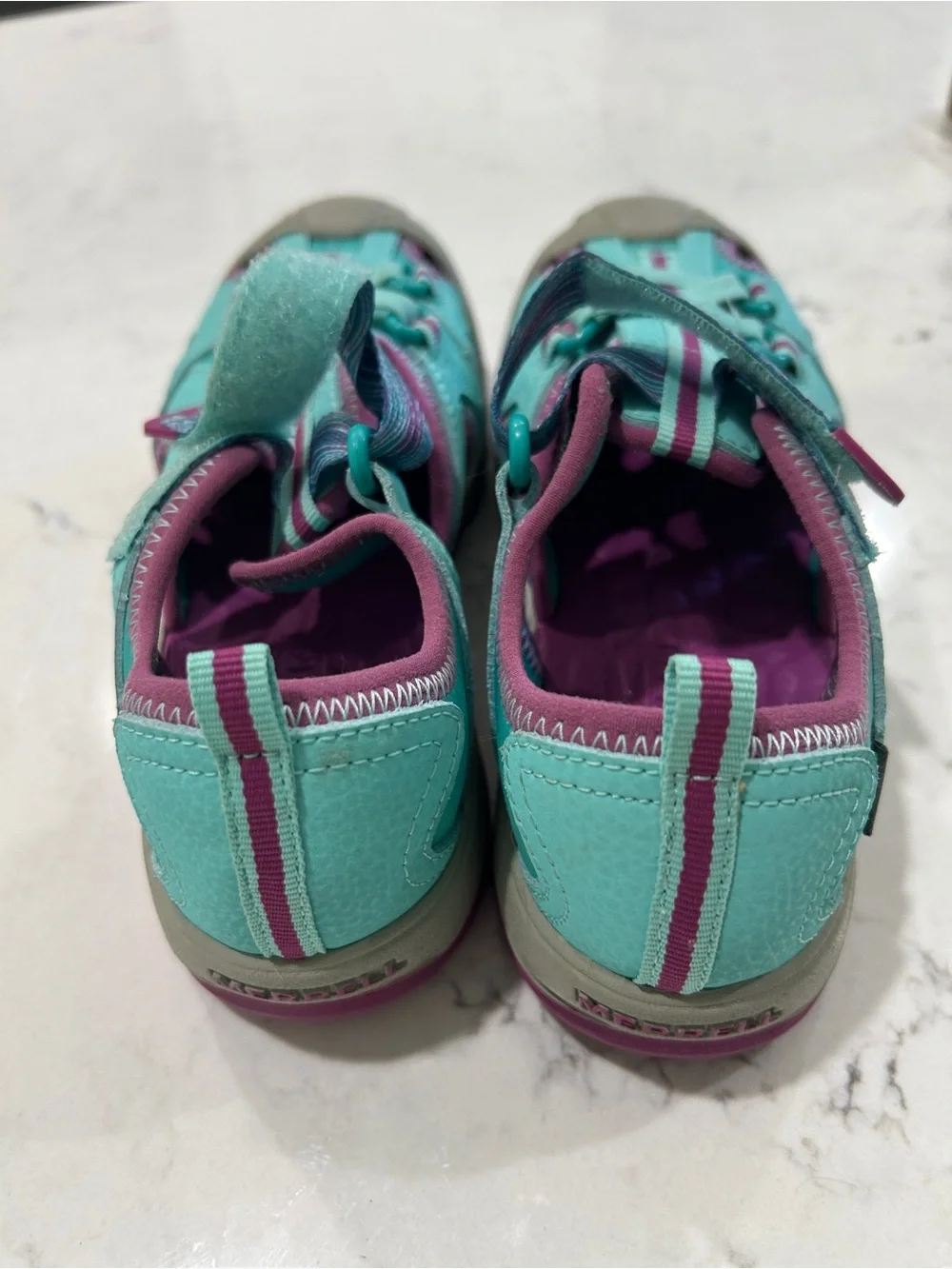 Merrell Kids' Teal & Purple Hydro Sandals